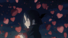 a girl with her eyes closed holds a red apple in her hand