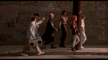 1980s Gang Walking GIF - 1980s Gang Walking Punks GIFs