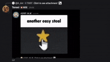 a screenshot of a screenshot of a screenshot of another easy steal