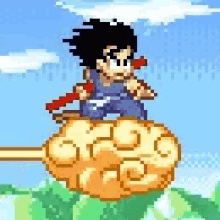 Goku Dbz GIF - Goku Dbz Kinton Cloud GIFs