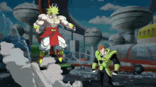 Broly Dbz GIF - Broly Dbz Heres A Present For You GIFs