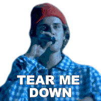 Tear Me Down Justin Bieber Sticker - Tear Me Down Justin Bieber Monster Song Stickers