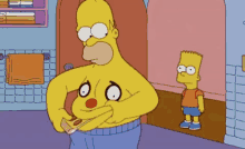 Pizza GIF - The Simpsons Homer Belly GIFs
