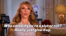Preach GIF - Slut Who Cares Give It Up GIFs