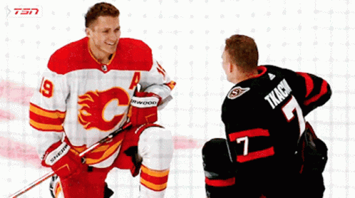 Calgary Flames Matthew Tkachuk GIF - Calgary Flames Matthew Tkachuk Sliding  - Discover & Share GIFs