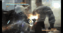Raiden Metal Gear Punching GIF - Raiden Metal Gear Punching Armstrong Metal Gear GIFs