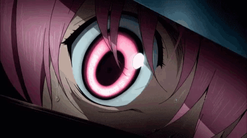 Gasai Yuno, Mirai Nikki, anime, purple eyes