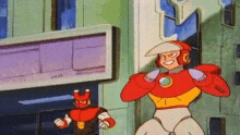 Mega Man Crash Man GIF - Mega Man Crash Man Clash Man GIFs