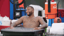 Laughing Hysterically Demarcus Cousins GIF - Laughing Hysterically Demarcus Cousins Cold As Balls GIFs