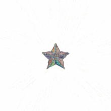 star colorful explosion transparent