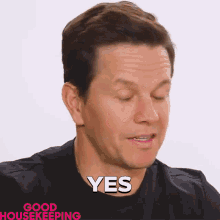 Yes Good Housekeeping GIF - Yes Good Housekeeping Mark Wahlberg GIFs