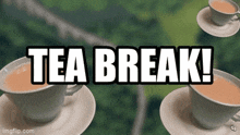 Tea Break The Gaming Beaver GIF