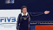 Volleyball Referee GIF - Volleyball Referee Points GIFs