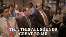 The Office Sounds Great GIF - The Office Sounds Great Good GIFs
