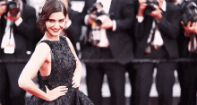Cannes GIF - Sonam Kapoor Pose Posing GIFs