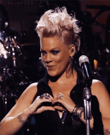 Pink Heart GIF - Pink Heart Smiles GIFs