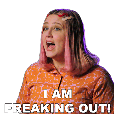I Am Freaking Out Katie Sticker - I Am Freaking Out Katie Ink Master Stickers