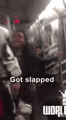 Slap Subway GIF - Slap Subway Oh Shit GIFs
