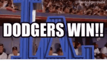 Dodgers Win GIF