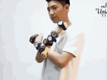 Darren Espanto Pose GIF - Darren Espanto Pose Pose With Watches GIFs