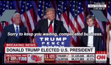 Sorry To Keep You Waiting Donald Trump GIF - Sorry To Keep You Waiting Donald Trump Complicated Business GIFs