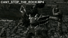 Can'T Stop The Rock GIF - Video Games Cant Stop Fight GIFs