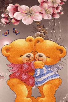 happy cute bear hugs love