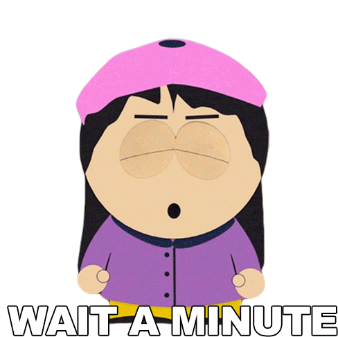 Wait A Minute Wendy Testaburger Sticker - Wait A Minute Wendy Testaburger South Park Stickers