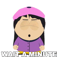 Wait A Minute Wendy Testaburger Sticker - Wait A Minute Wendy Testaburger South Park Stickers