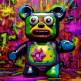 Dancing Gummy Bear Spastic Gummy Bear GIF - Dancing Gummy Bear Spastic Gummy Bear Psychedelic Gummy Bear GIFs