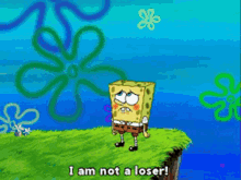 Spongebob I Am Not A Loser GIF - Spongebob I Am Not A Loser Im Not A Loser GIFs