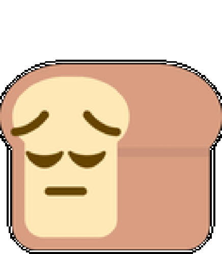 Sad Bread Sticker - Sad Bread Dance Stickers