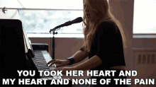 You Took Her Heart And My Heart And None Of The Pain Maelyn GIF - You Took Her Heart And My Heart And None Of The Pain Maelyn You Stole My Heart GIFs