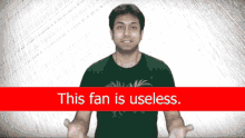 The Fan Is Useless No Use GIF - The Fan Is Useless No Use Valueless GIFs