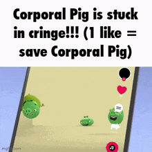 Corporal Pig Angry Birds GIF - Corporal Pig Angry Birds Cringe GIFs