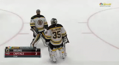 Bruins goalie hug, explained: How Linus Ullmark, Jeremy Swayman's embrace  has become Boston winning tradition