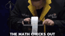Math Math Checks Out GIF - Math Math Checks Out Lunch Break GIFs