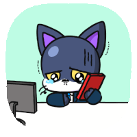 Cat Crying Sticker - Cat Crying Stressed Stickers