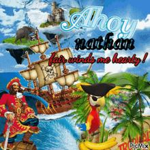 Ahoy Pirate GIF - Ahoy Pirate Pirates GIFs