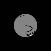 a black and white drawing of a smiley face with a mustache and a beard .