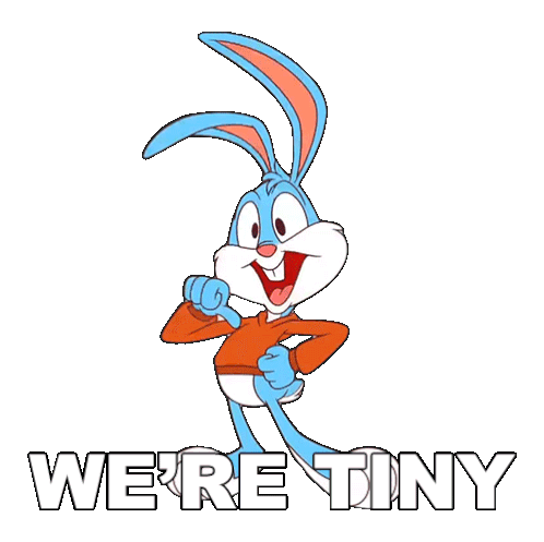 We'Re Tiny Buster Bunny Sticker - We'Re Tiny Buster Bunny Eric Bauza Stickers