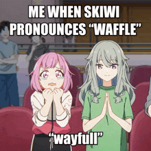 Skiwi Waffle GIF - Skiwi Waffle Emu Otori GIFs