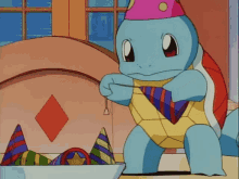 Squirtle Hat GIF - Squirtle Hat Party GIFs