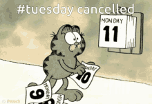 Tuesday Garfield GIF
