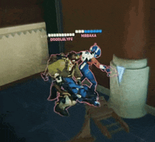a screenshot of a video game with the name mrbaka at the bottom
