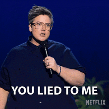 You Lied To Me Hannah Gadsby GIF - You Lied To Me Hannah Gadsby Hannah Gadsby Something Special GIFs