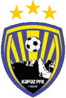 a blue and yellow emblem with a soccer ball and the year 1959