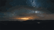 Sunset Stars GIF