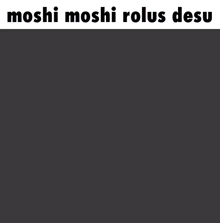 a red flip phone with the word moshi on it