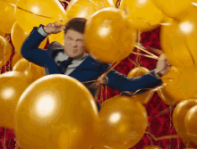 Caught In Balloons GIF